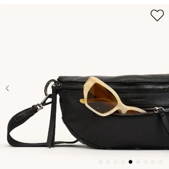 Hammitt Charles Crossbody Medium Black pebbled leather - Picture 5 of 5